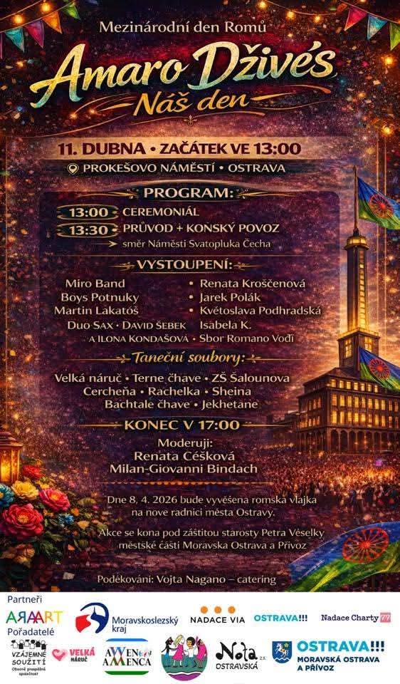romský průvod Ostrava 2026