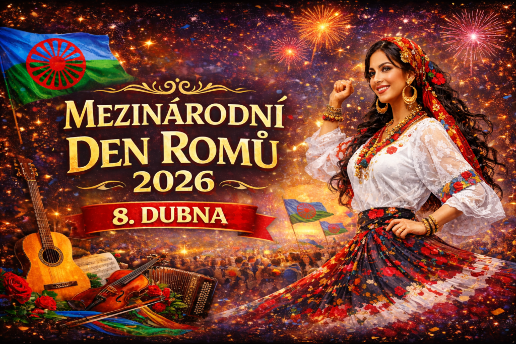 Mezinárodní den Romů 2026 – oslava romské kultury s vlajkou a hudbou