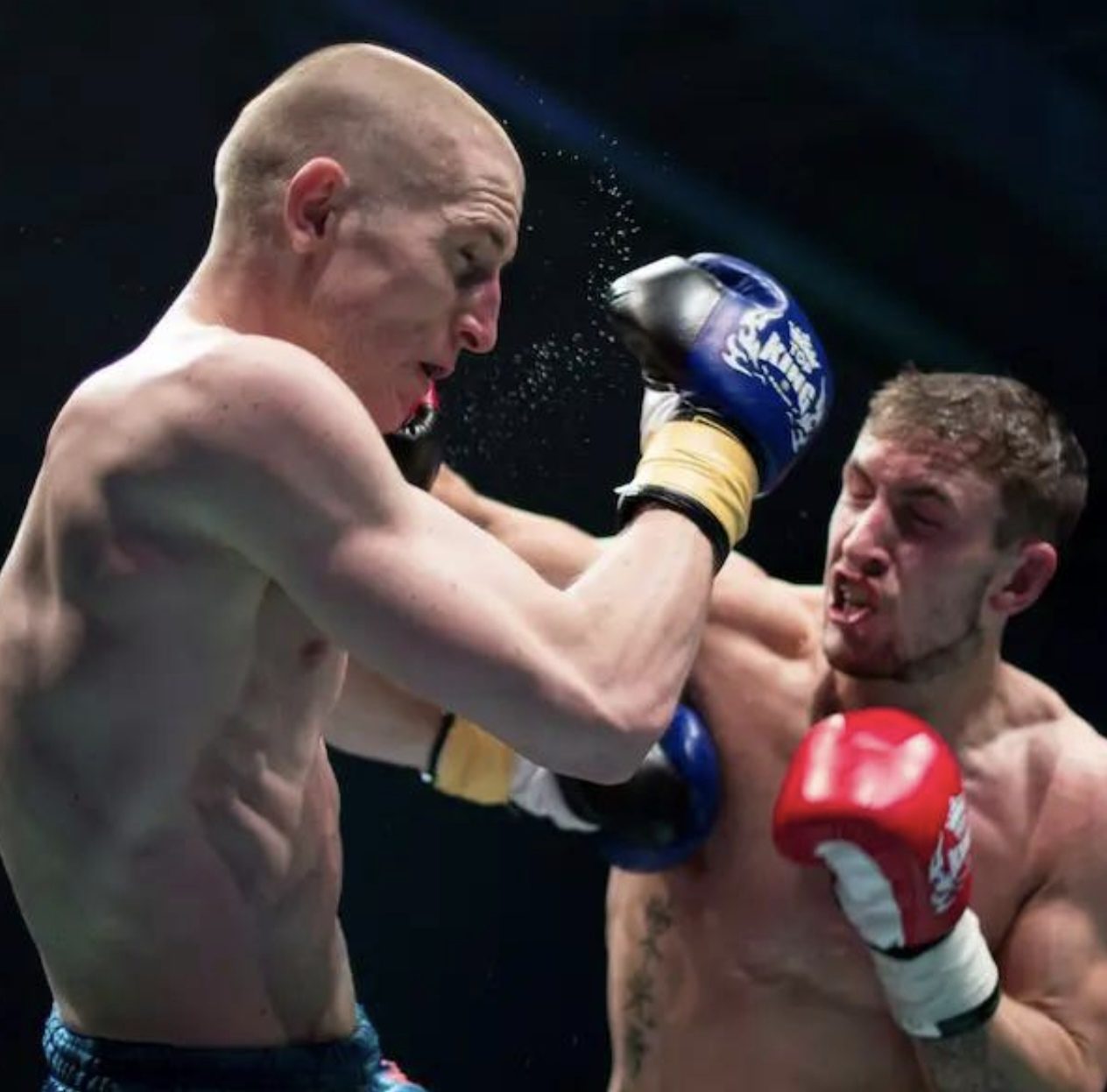 Pavel Albrecht mistr ČR boxu krev zápas