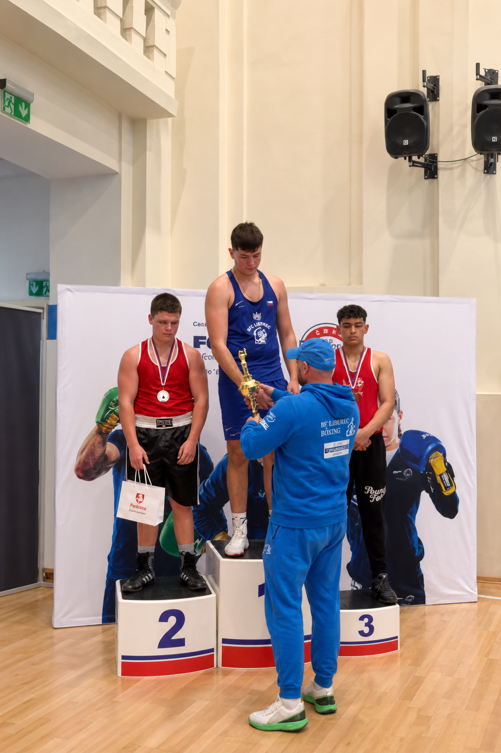Viktor Raiminius boxer BFC Liberec vítězství mistrovství ČR 2026