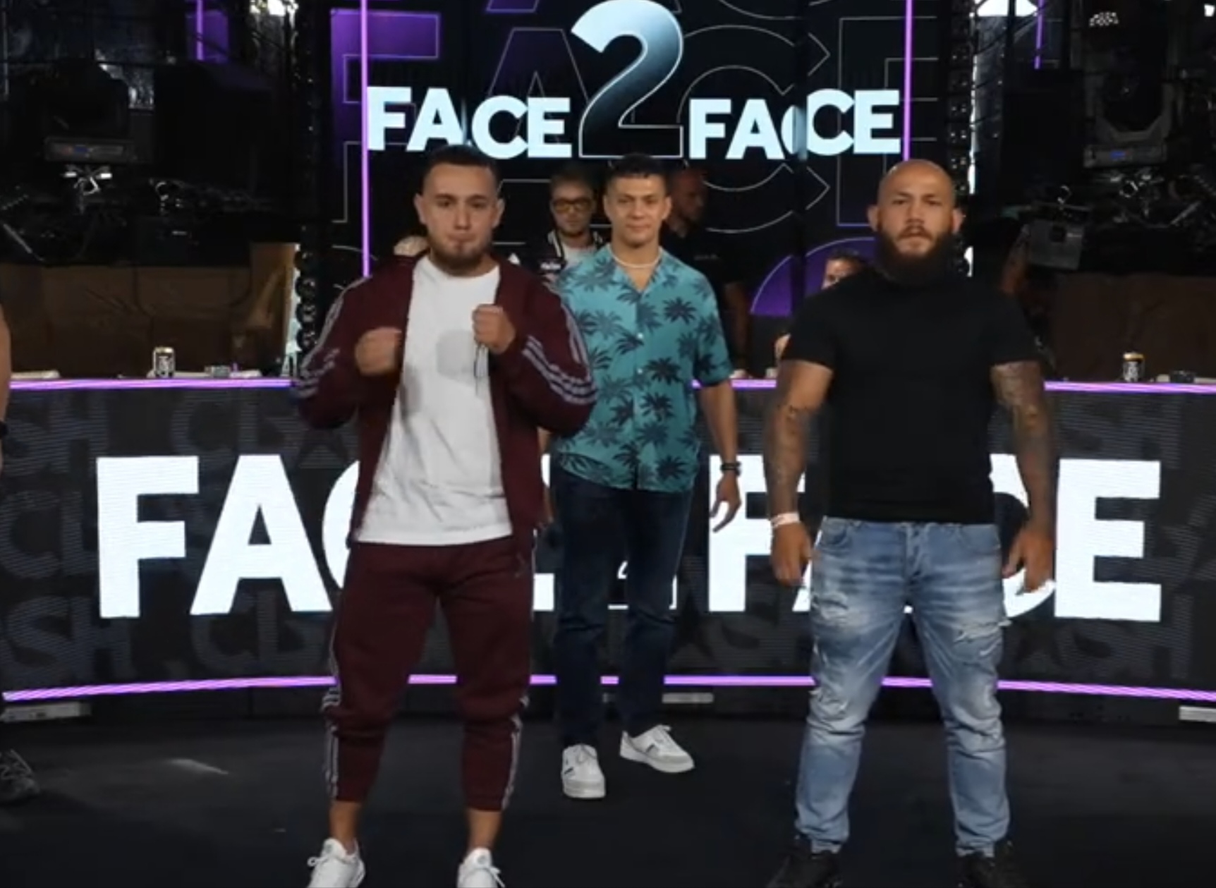 Pavel Albrecht a Josef Tyson Škop před zápasem na CLASH 17