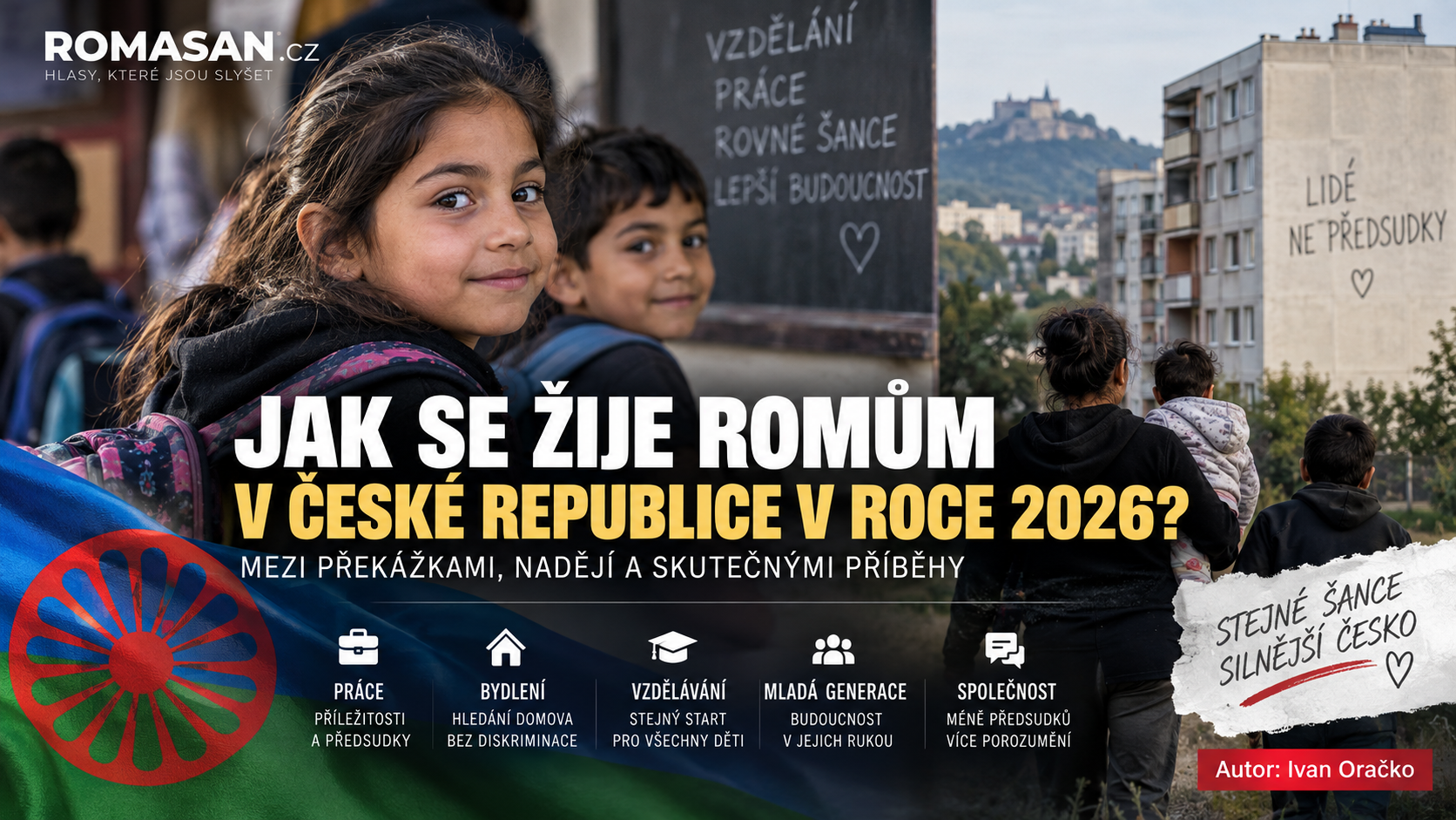 Romové v České republice v roce 2026 – vzdělávání, bydlení, práce, mladá generace a rovné příležitosti