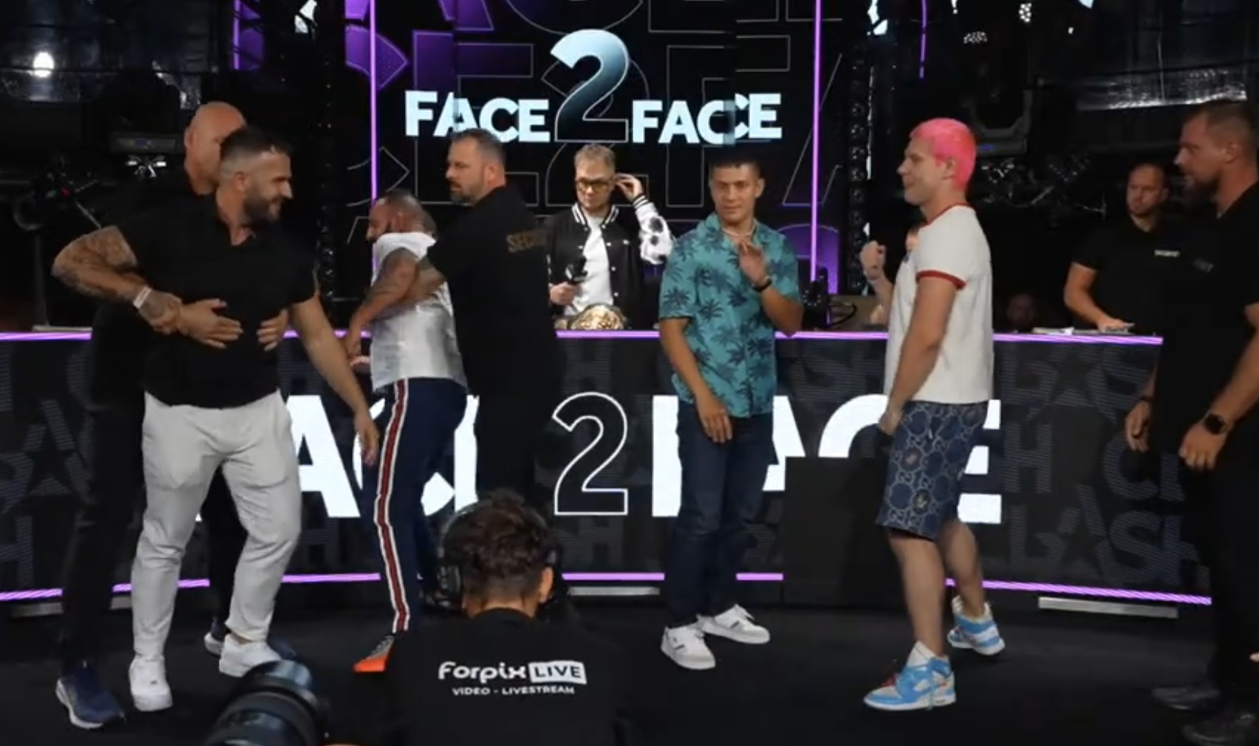 Lukáš Král Pablo Bartoš před týmovým zápasem na CLASH 17