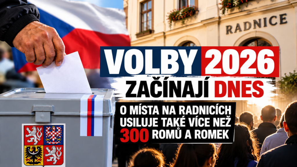 Komunální volby 2026 – hlasování ve volební místnosti